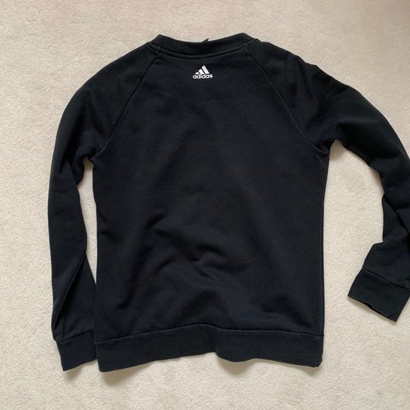 Adidas crewneck sweater Size L 16-18 or Adult S/M - Picture 2 of 4